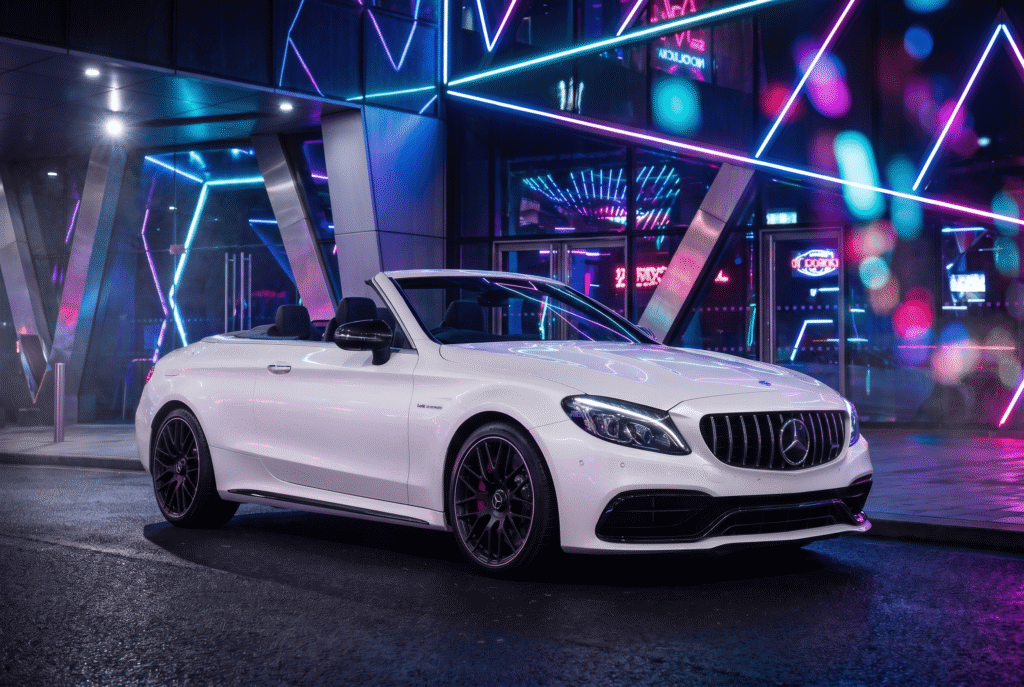 Mercedes C63S AMG Convertible  8cyl 4.0L Petrol