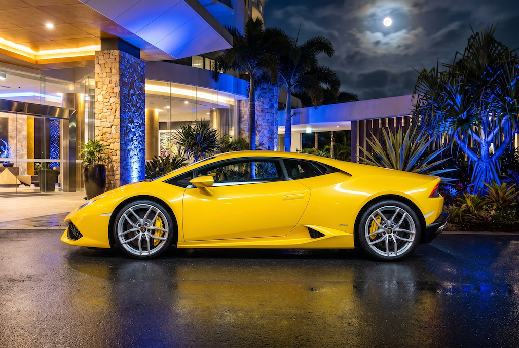 Lamborghi Huracan Hire Brisbane side