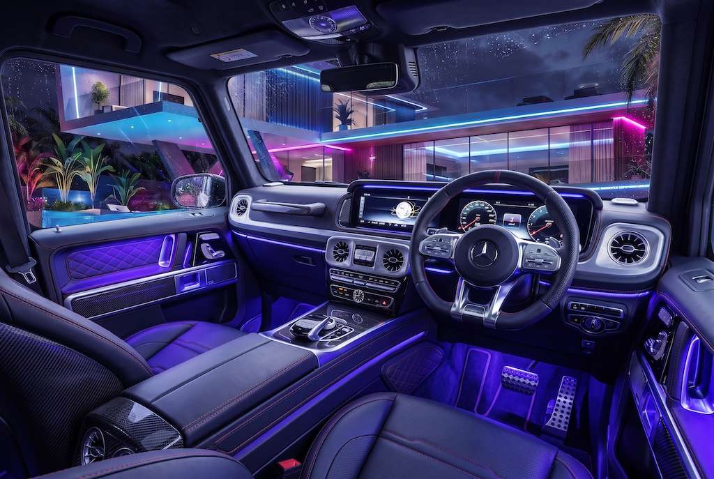 Mercedes G63 White Hire Queensland (1)